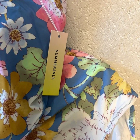 Summersalt The Bow Shoulder Ruched Sidestroke - Size 22 NEW! - Picture 2 of 6